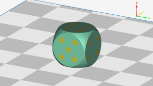 Two STL files placed together